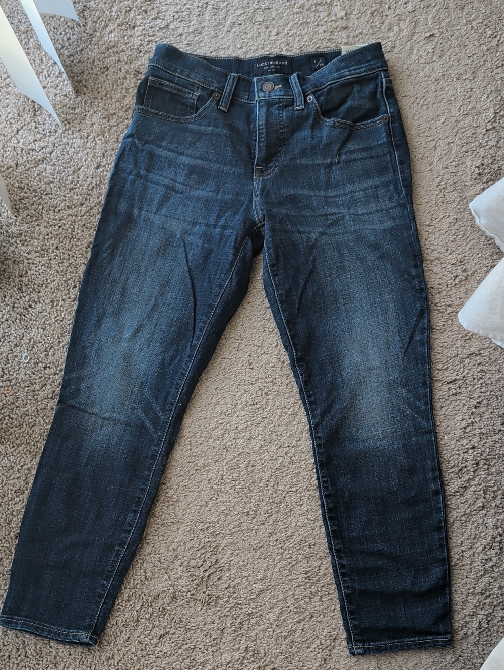 Lucky Brand Women's Dark Wash Skinny Jeans